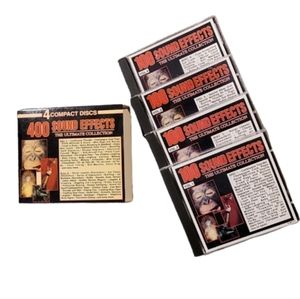 Crazy DJ Rare 400 Sound Effects 4 Compact Disc's Collection